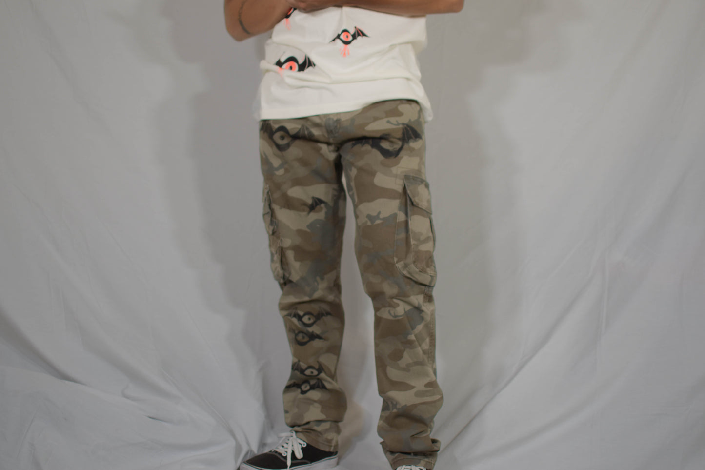 Camo Eye Bat pants