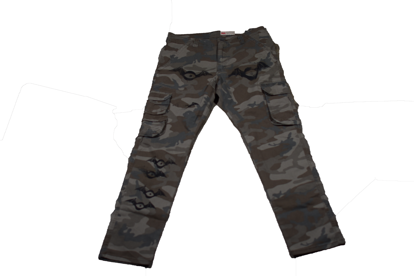 Camo Eye Bat pants