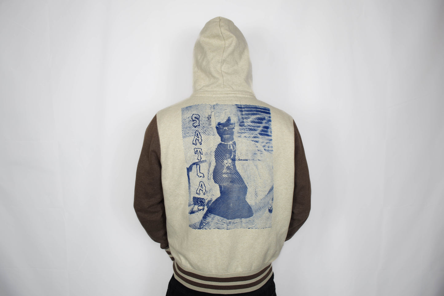 Satlas shawty design long sleeve zip up size L fits like a M.